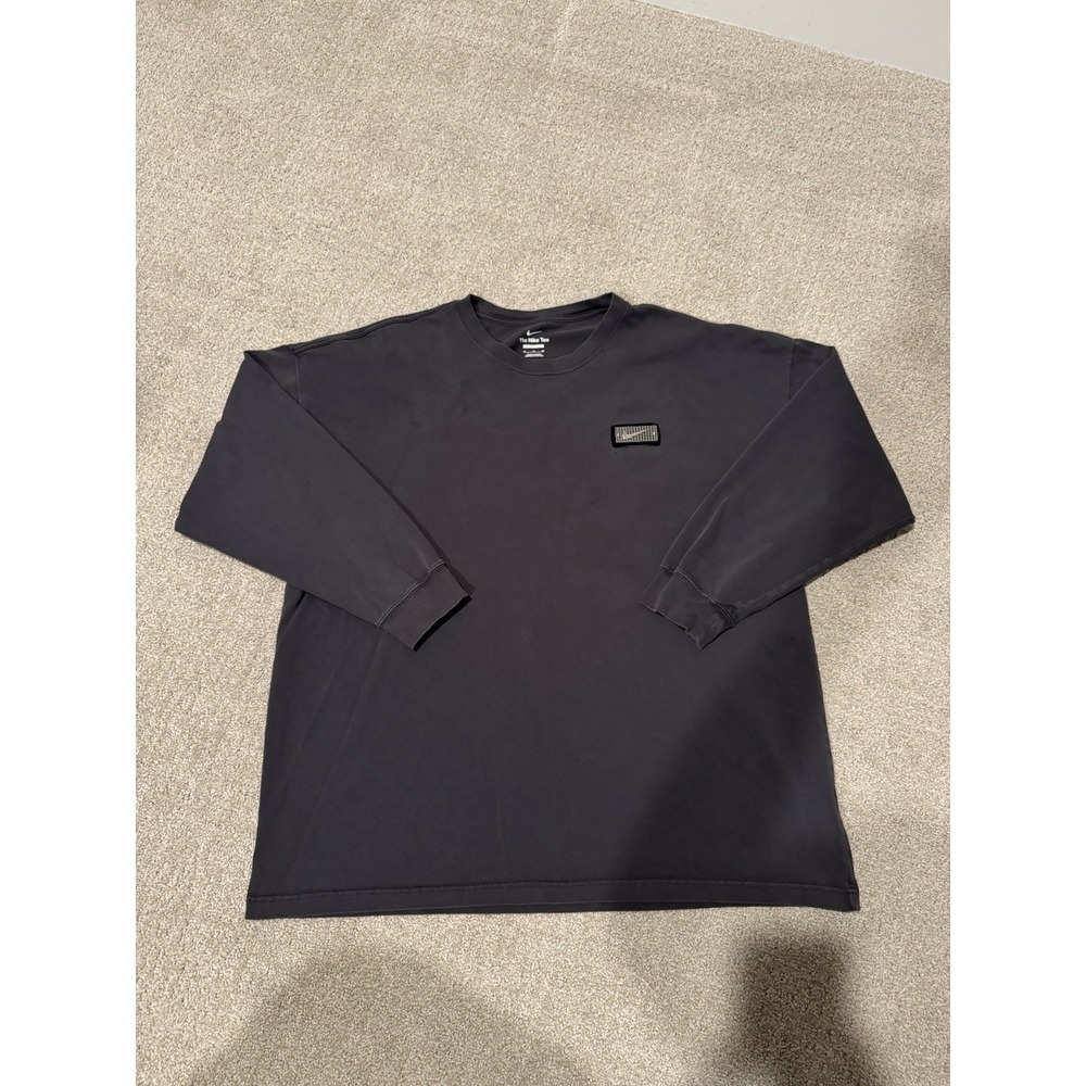 Nike Devin Booker Long Sleeve Basketball T-Shirt Anthracite Mens XL HJ3344-060